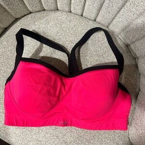 VSX l Black and Red Sports Bra with Molded Cups